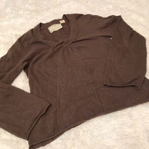 Anthropologie Brown Sweater